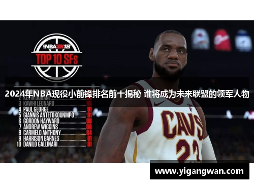 2024年NBA现役小前锋排名前十揭秘 谁将成为未来联盟的领军人物